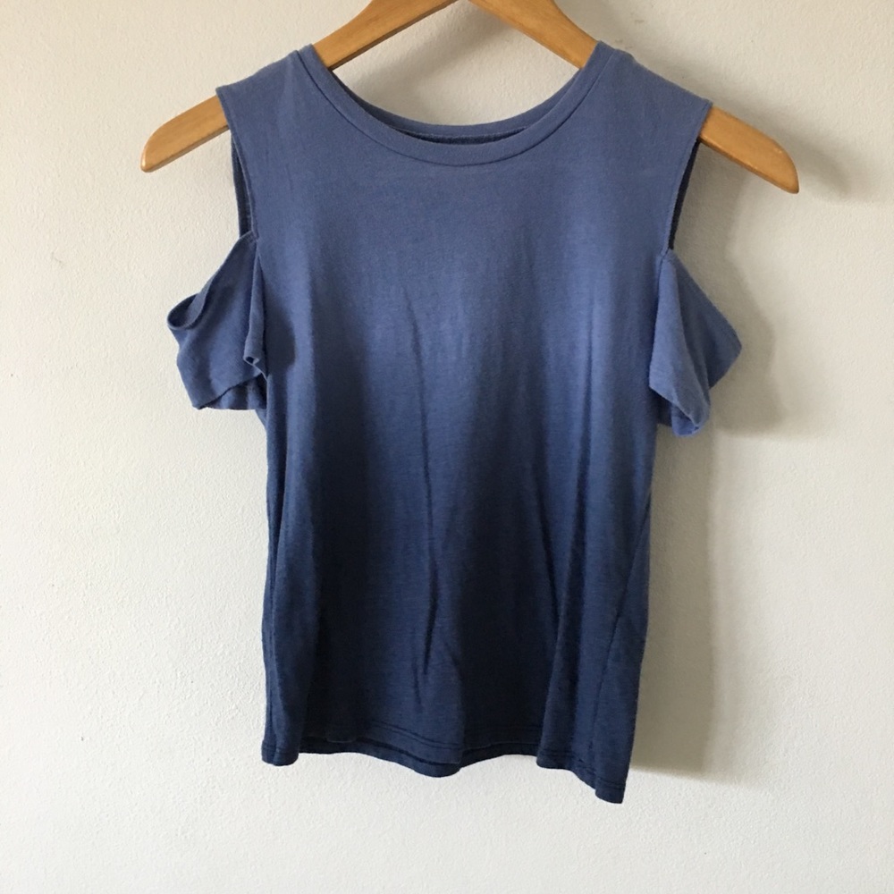 Ombré Blues Top Sz S